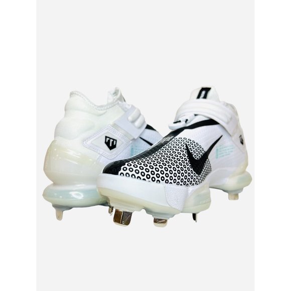 Nike Force Zoom Trout 7 White Black Baseball Cleats CI3134-102 Mens Size 11 - Picture 2 of 10